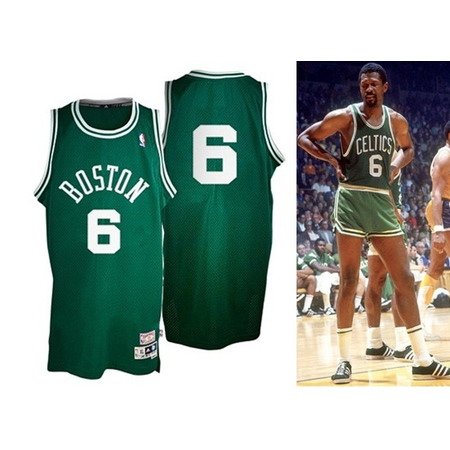 Adidas Camiseta Swingman Bill Russell Celtics (verde/blanco)