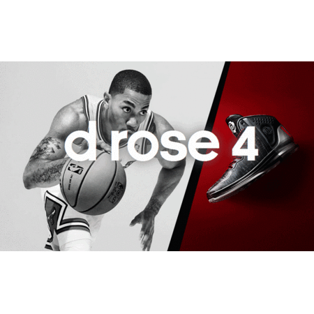 Adidas Derrick Rose 4 "Shakes" (negro/gris/rojo)