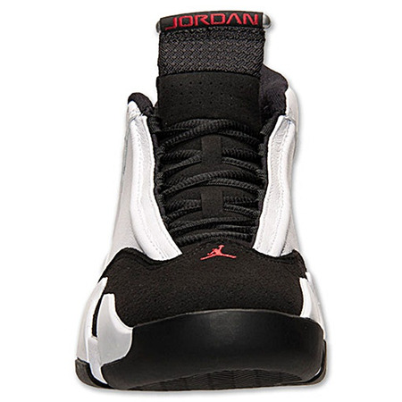 Air Jordan 14 Retro BG "Black Toe" (blanco/negro)