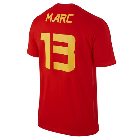 Cubre Camiseta España "Marc Gasol" (657/rojo/amarillo)