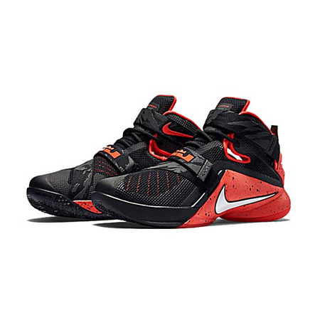 Nike Zoom Lebron Soldier 9 Premium "Bright Crimson" (negro/blanco-bright crimson)