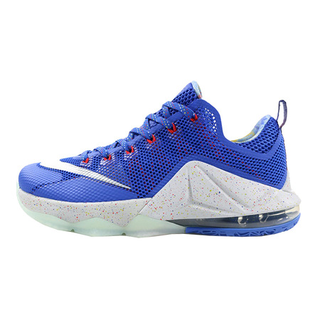 Lebron XII Low Limited "4TH July" (406/hypercobalt/gris/crimson)