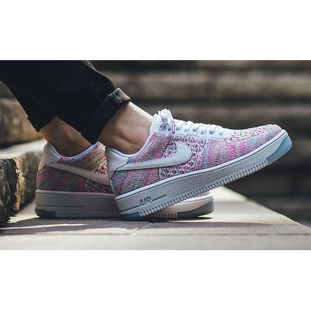 Wmns Air Force 1 Flyknit Low "Multicolor" (102/white/emerald/white)