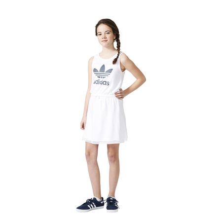 Adidas Originals Junior Girls Vestido Tenis (blanco)