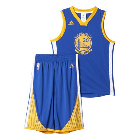 Adidas Pack Niñ@ NBA Stephen Stephen Curry #30# Warriors (azul/amarillo)