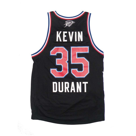 Camiseta Réplica Kevin Durant All Star West NYC 15 (negro/rojo/blanco)