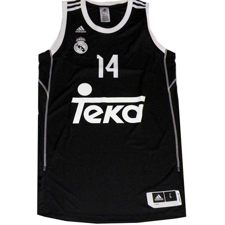Camiseta Ayón 2ª Equipación Real Madrid Basket 2014 (negra)
