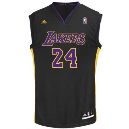 Adidas Camiseta Réplica Kobe Bryant Lakers (negra/purple)