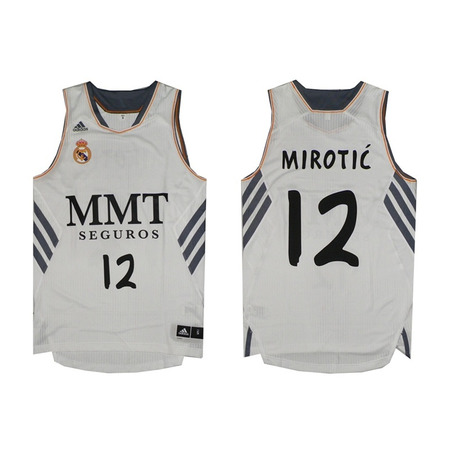 Camiseta Mirotic Real Madrid Basket 13/14 (blanco)