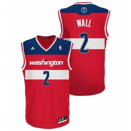 Adidas Camiseta Réplica John Wall Wizards (rojo/marino/blanco)