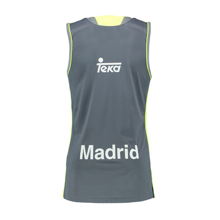 Camiseta Real Madrid Basket 2015/16 (gris/volt)