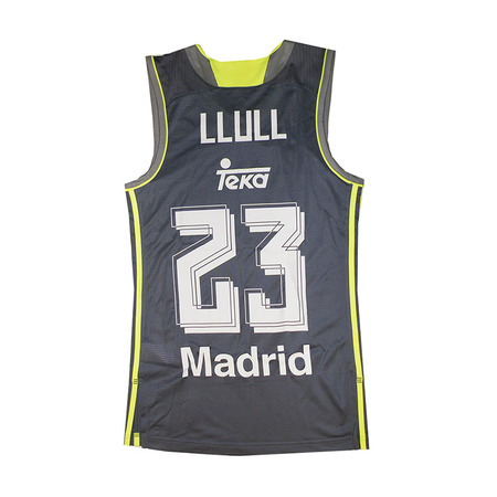Camiseta Llull  #23# Real Madrid Basket 2015-2016 (gris onix/volt)