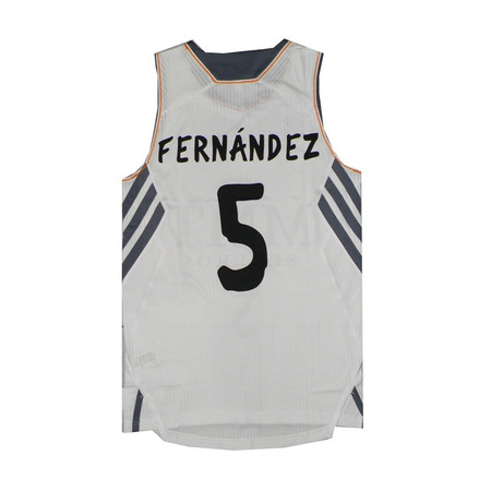 Camiseta Rudy Fernández Real Madrid Basket 13/14 (blanco)