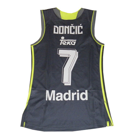 Camiseta Luka Doncic #7# Real Madrid Basket 2015-2016 (gris/volt)