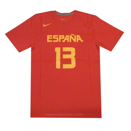 Camiseta Cubre Marc Gasol #13# España (602/rojo/amarillo)