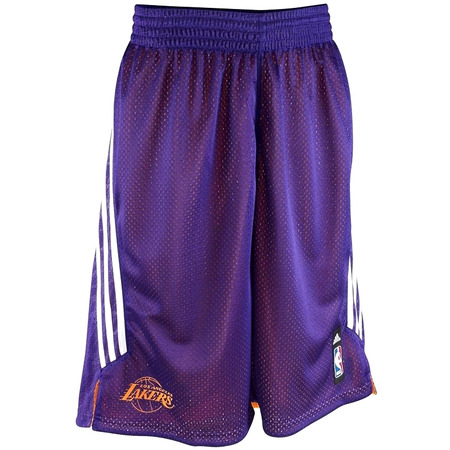 Adidas NBA Short Niño Lakers Reversible Smer R (purple/amarillo)