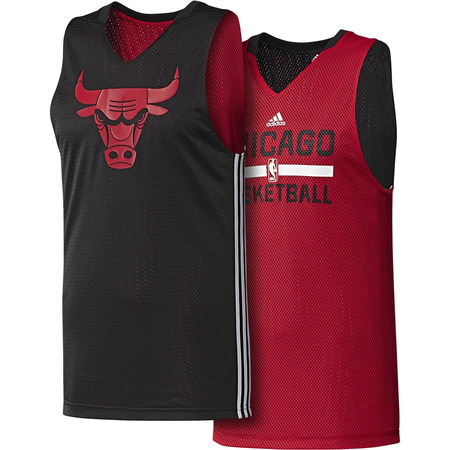 Adidas NBA Camiseta Niño Bulls Reversible Smer R (negro/rojo)