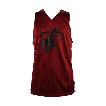 Adidas NBA Camiseta Miami Heat Reversible Smer R (burdeos/negro)