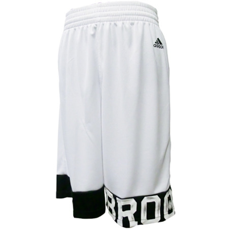 Adidas Short NBA Broolyn Price Point (blanco/negro)