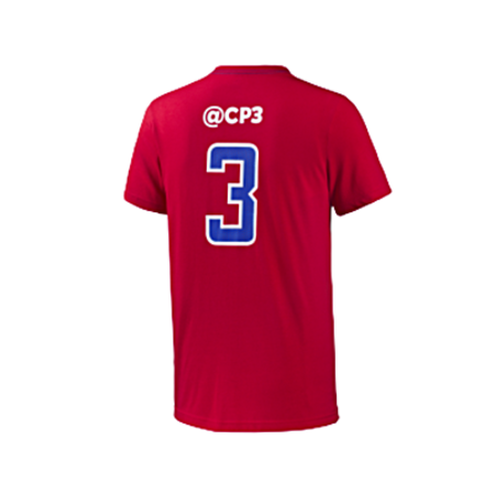 Adidas Camiseta Chris Paul Nº 3 GFX Twitter (rojo/blanco)