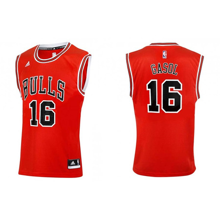 Adidas Camiseta Réplica Gasol Bulls (rojo/blanco/negro)