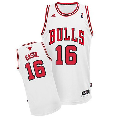 Adidas Camiseta Swingman Pau Gasol Bulls (blanco/rojo)