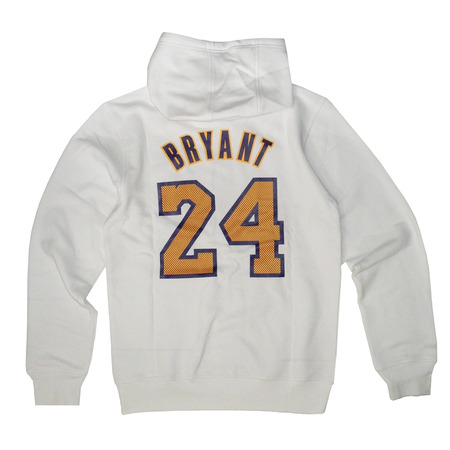 Adidas Sudadera NBA Lakers Bryant Nº 24 Game Time (blanco)