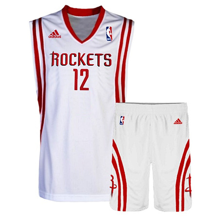 Pack Dwight Howard #12# Rockets Niño (blanco/rojo)