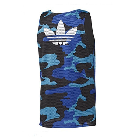 Adidas Camiseta Reversible Miami Mesh (azul/negro/blanco)