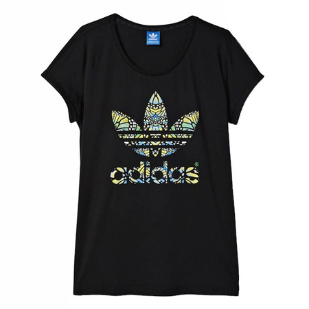 Adidas Originals Camiseta Butterfly Logo (negro/multicolor)