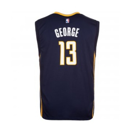 Adidas Camiseta Réplica Paul George Pacers (navy/amarilla)