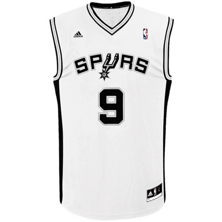 Adidas Camiseta Réplica Tony Parker Spurs (blanco/negro)