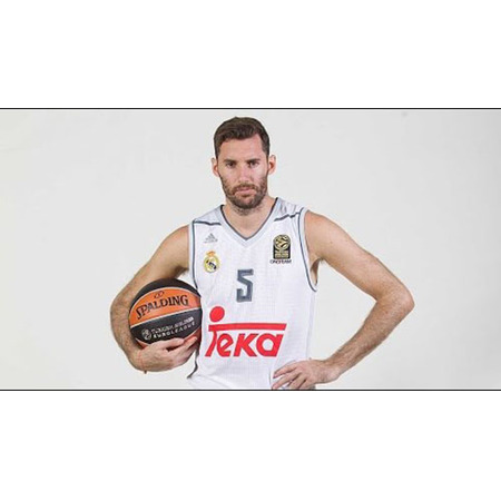 Camiseta Rudy #5# Real Madrid Basket 2015-2016 (blanco/gris)