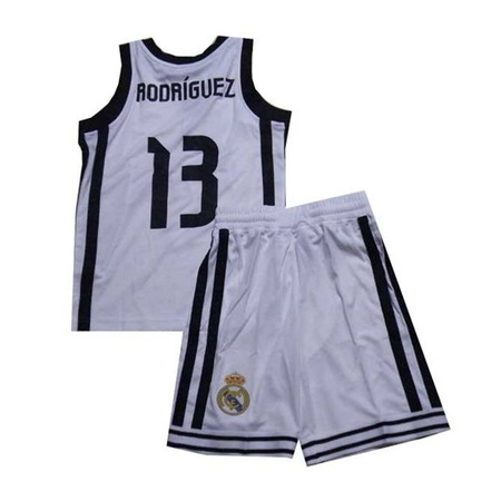 Pack Niño Sergio Rodriguez Real Madrid Basket (blanco/negro)