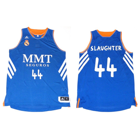 Camiseta Slaughter Real Madrid Basket 13/14 (azul)