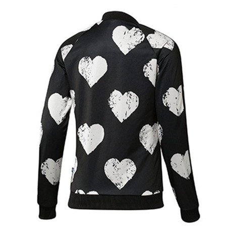 Adidas Chaqueta Mujer Heart Medlist TT (negro/blanco)