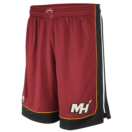 Adidas Short Miami Heat (rojo/negro)
