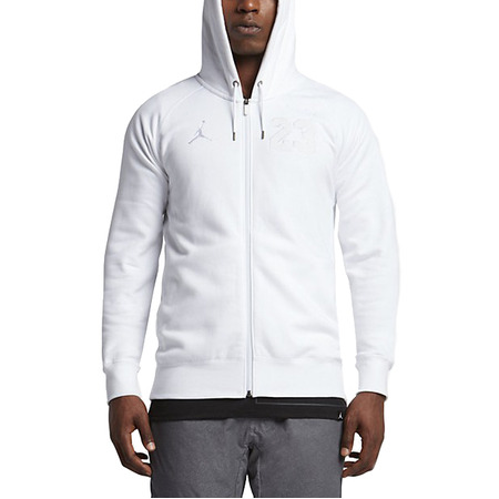 Jordan AJ 6 Fleece Full-Zip Hoodie (100/white)