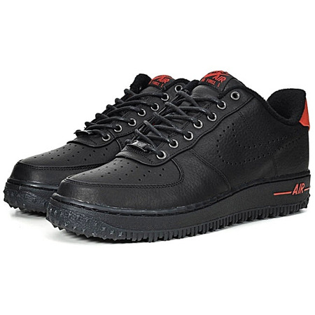 Nike Air Force 1 Lebron Premium Low QS Ed (100/negro/rojo)