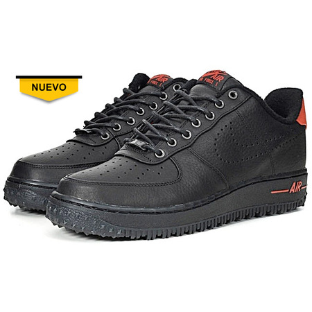 Nike Air Force 1 Lebron Premium Low QS Ed (100/negro/rojo)