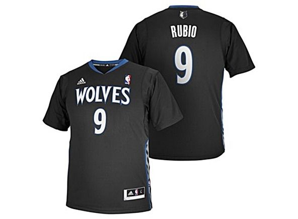 Adidas Camiseta Mangas NBA Swingman Ricky Rubio Wolves ...
