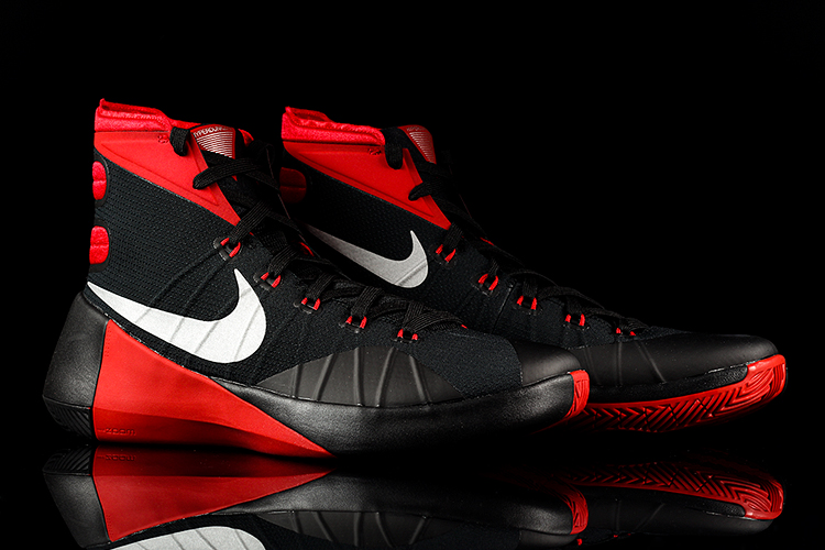 nike hyperdunk 2015 black and red