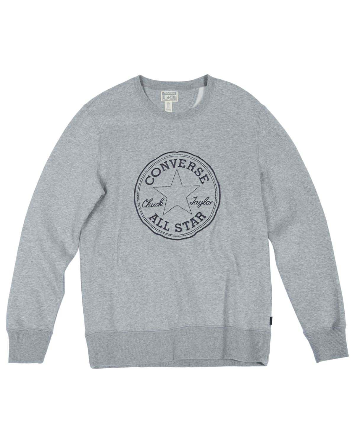 Converse Sudadera Hombre Quilted Crew (gris)