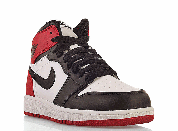 Air Jordan 1 High (184/blanco/negro/rojo)