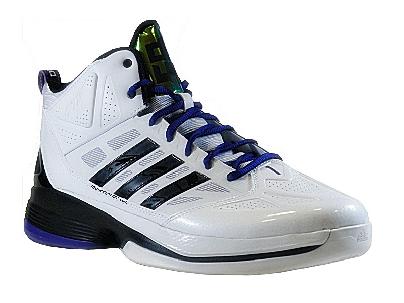 Con fecha de dispersión Agresivo Adidas Dwight Howard Light "Lakers Home" (blanco/negro/purple)