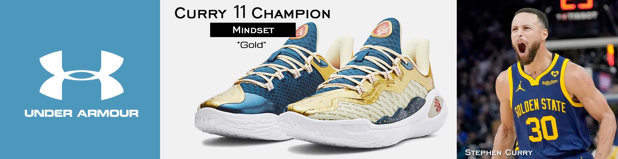 Curry 11 Championship Mindset - Gold