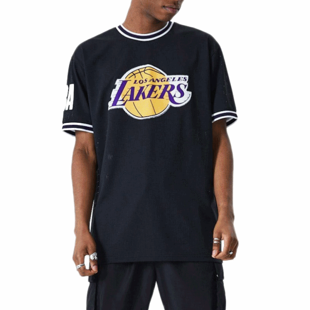 New Era Men's NBA Oversized Applique Tee Loslak Los Angeles Lakers :  : Sports & Outdoors
