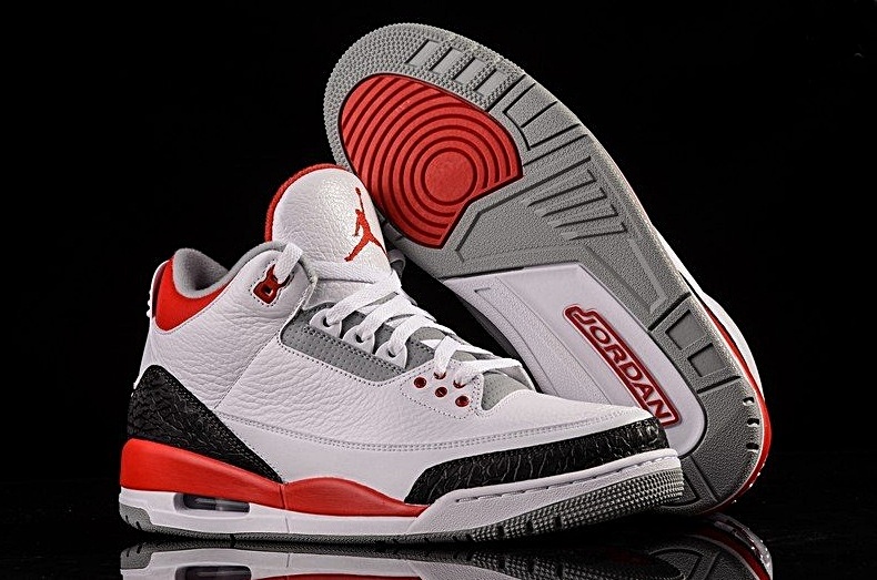 jordan 3 rojos