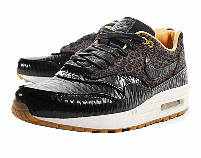Air Max 1 FB Woven "Black and Leopard"