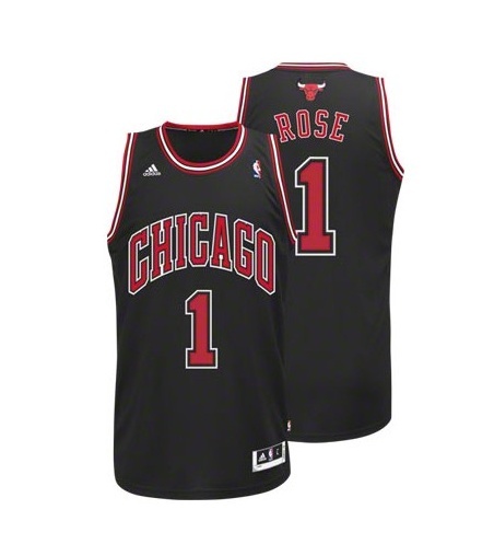 Adecuado Médula dividendo Camiseta NBA Swingman Adidas Derrick Rose Bulls (negro/rojo)